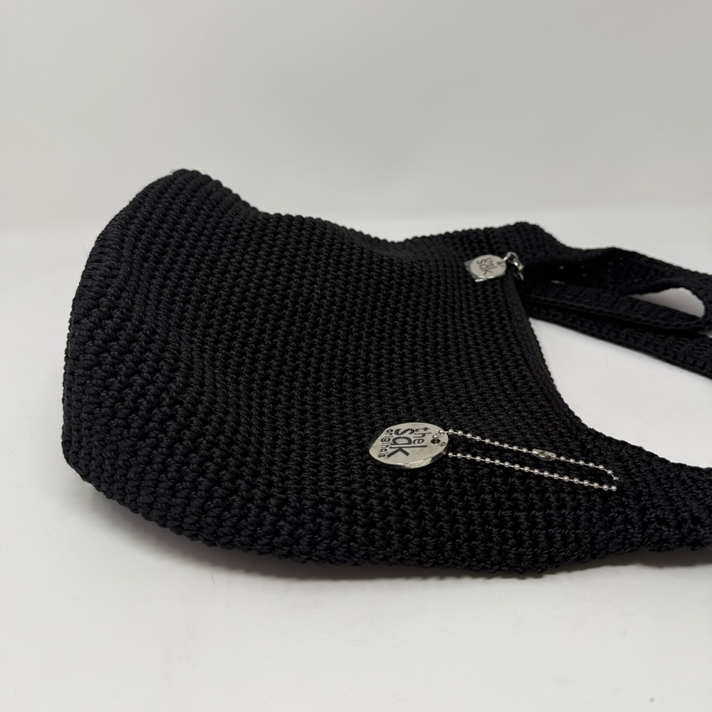 The Sak Black Crochet Crossbody Bag - Picture 3 of 11